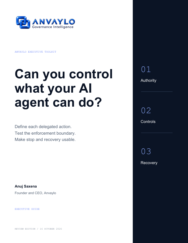 AI Agent Oversight Toolkit: Executive guide cover
